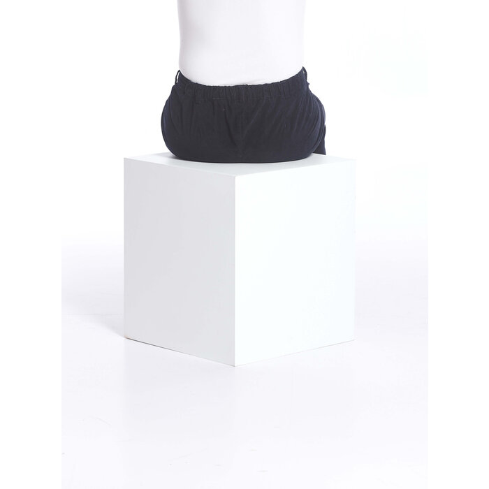 Rolstoelbroek met diepe rits - marine ribfluweel