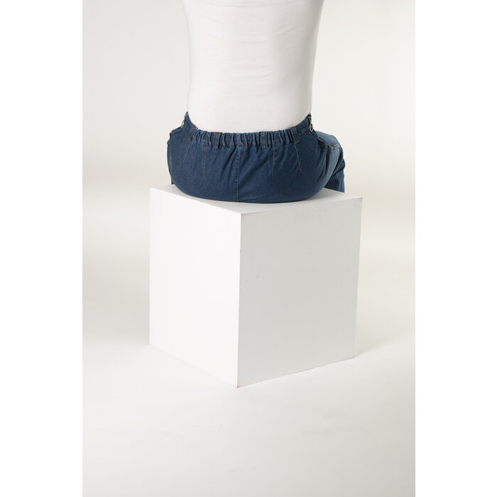 Wheelchair pants with side zippers - blue jeans