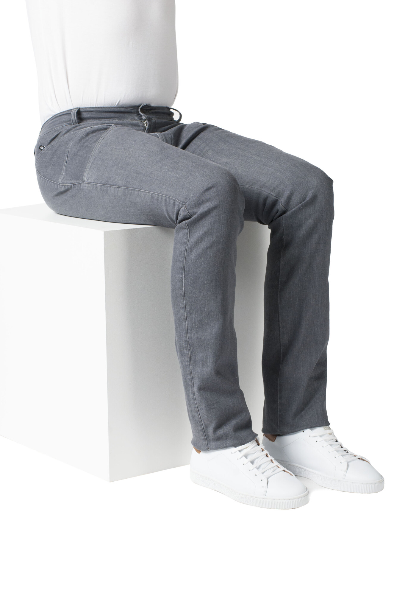 Sportieve rolstoelbroek - grijze jeans