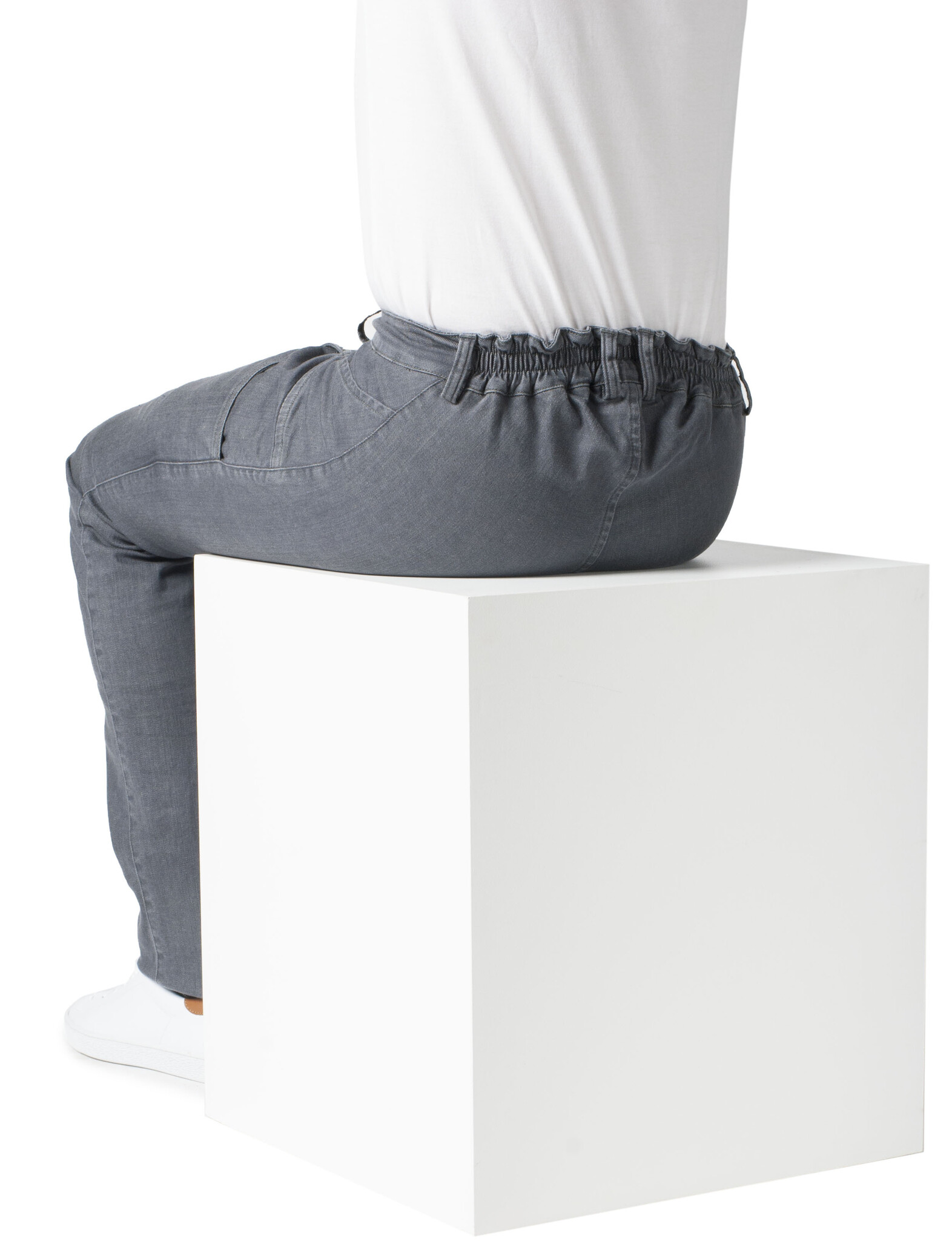 Sportieve rolstoelbroek - grijze jeans