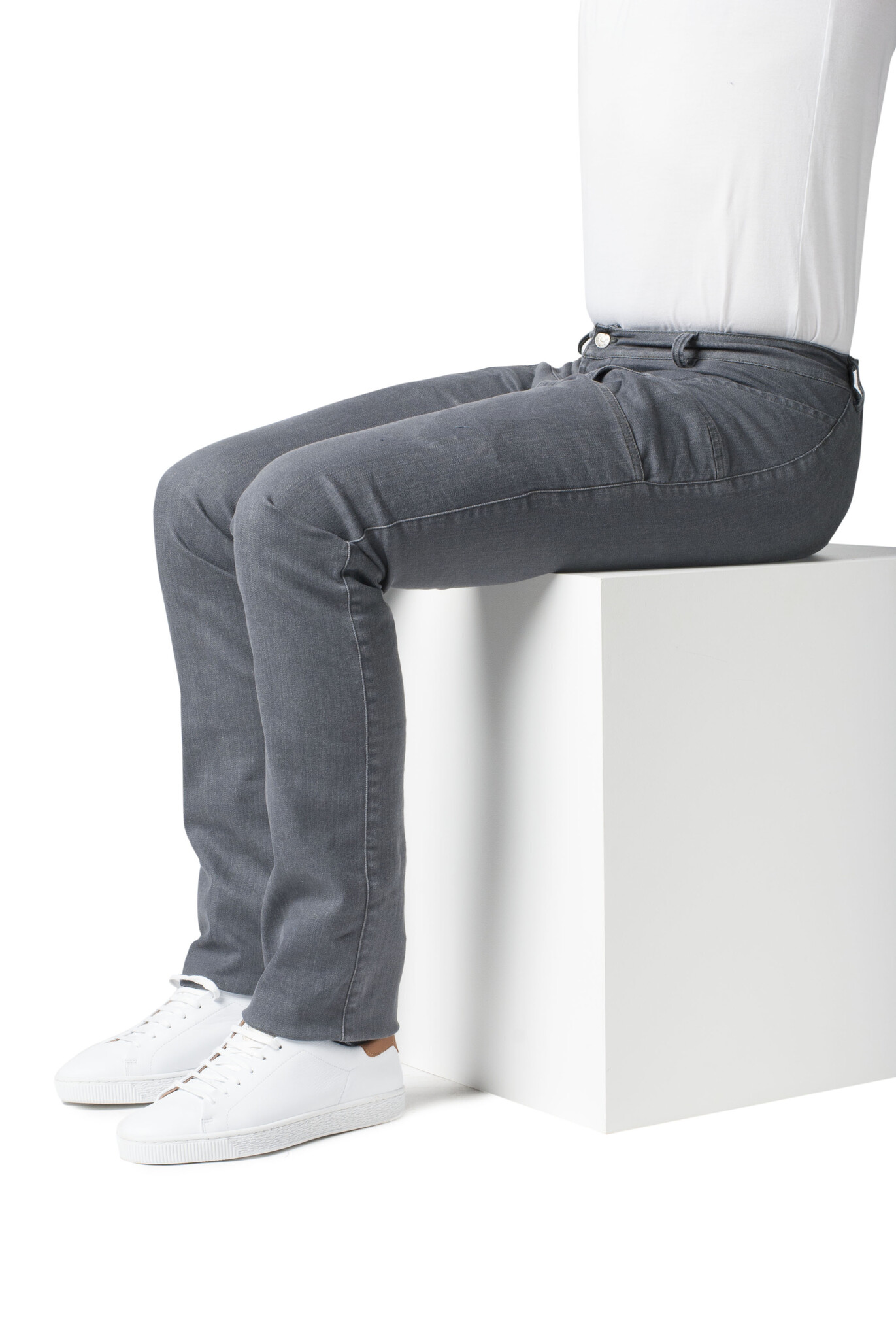 Sportieve rolstoelbroek - grijze jeans