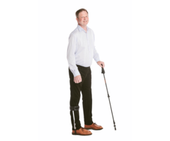 Pantalon avec élastique - velours côtelé vert foncé