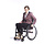 Pantalon fauteuil roulant sur élastique - jean noir