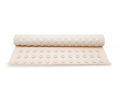 Shower mat, with suction cups, white, 54 x 54 cm
