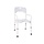 Adjustable height shower chair with armrests - foldable