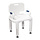 Shower chair Makemo with armrests and backrest, adjustable height.