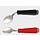 Soup spoons with ergonomic handle