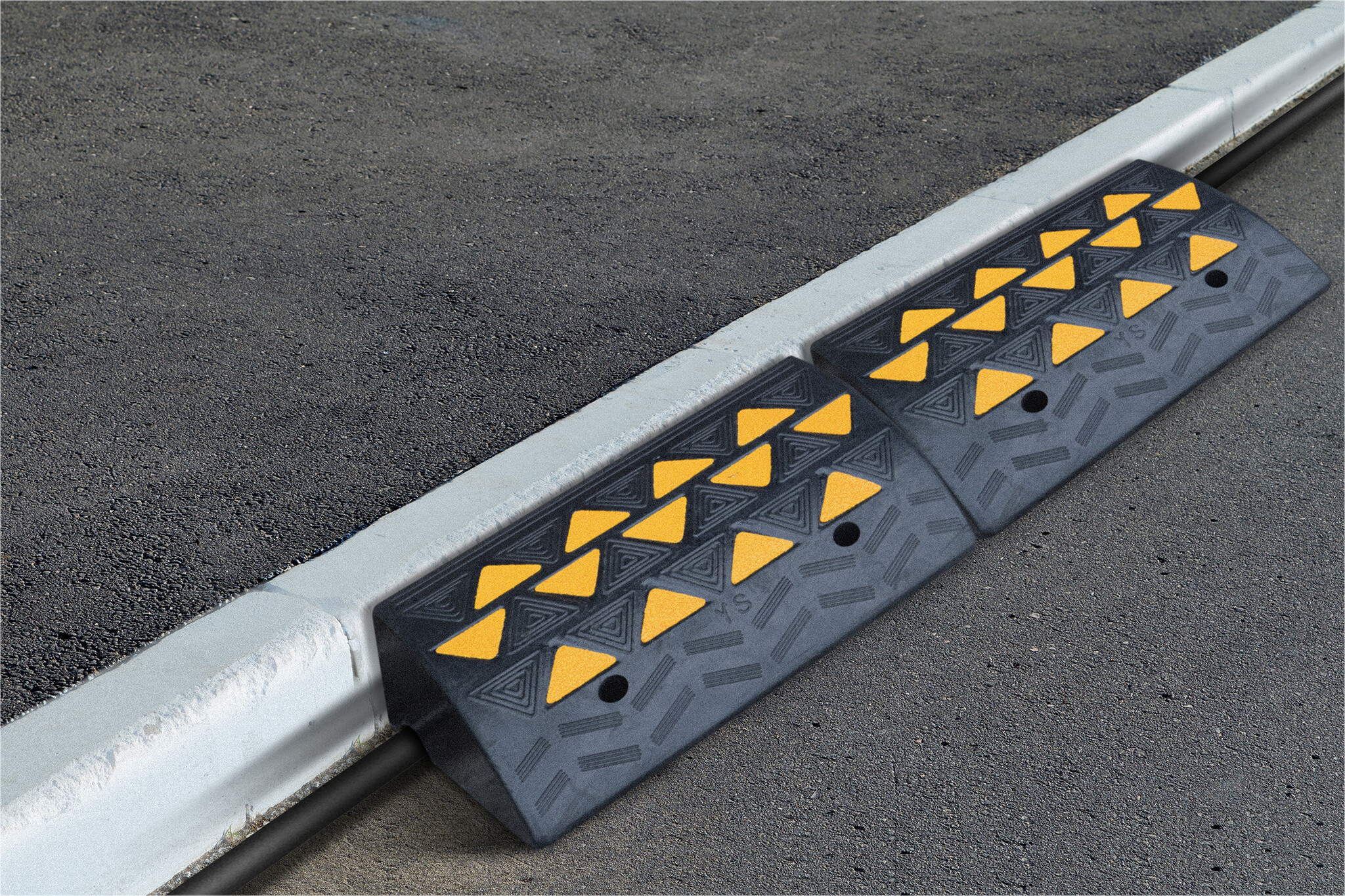Rubber threshold aid 150 mm (per piece)