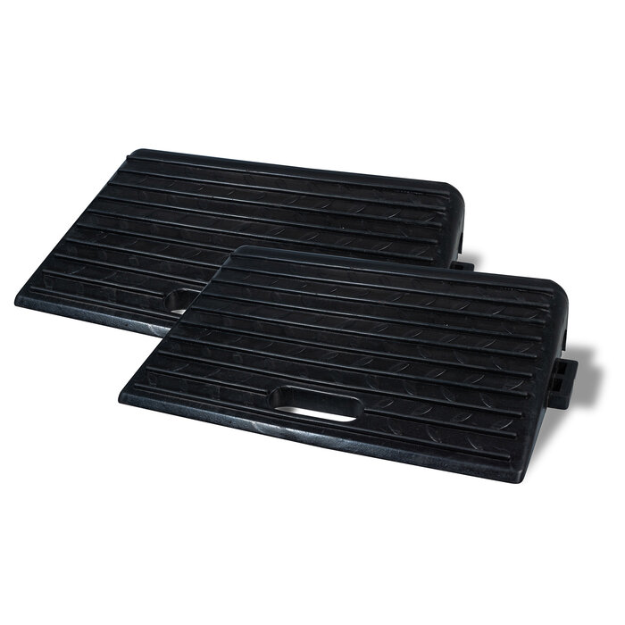 Rubberen drempelhulp 100 mm (Set van 2)