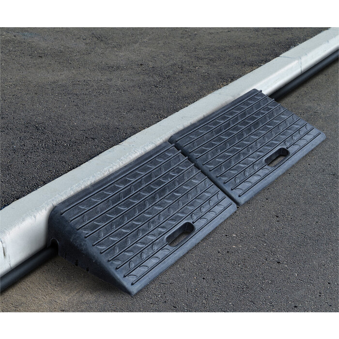 Rubberen drempelhulp 100 mm (Set van 2)