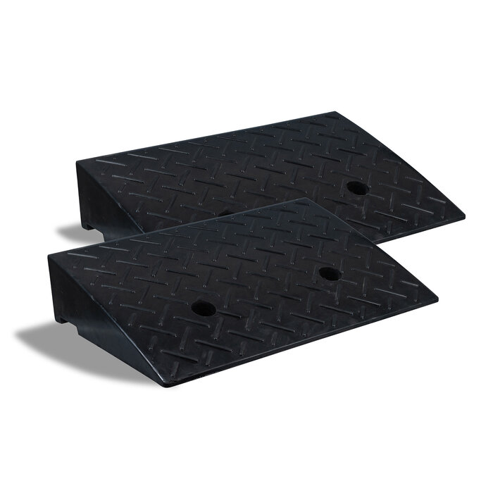 Rubberen drempelhulp 100 mm (Set van 2)