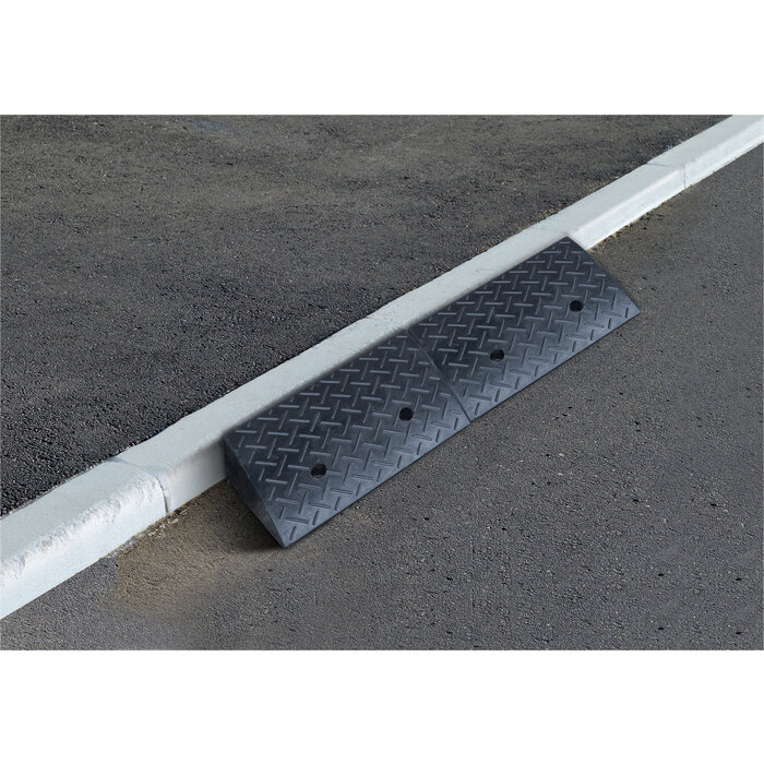 Rubberen drempelhulp 100 mm (Set van 2)