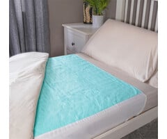 Alèses lavables pour incontinence - Lot de 2 avec rabats plissés