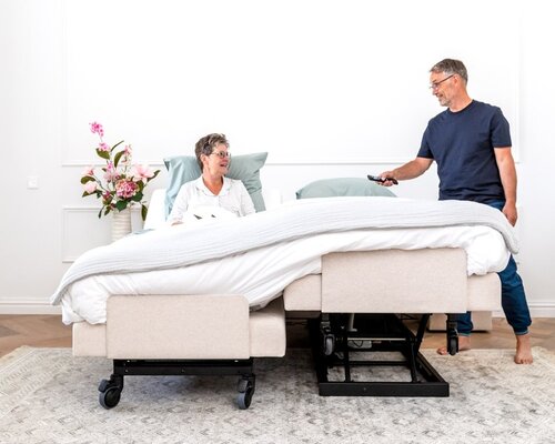 BLIJF ZORGELOOS THUIS SLAPEN DANKZIJ EEN SENIORENBED