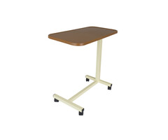 Bed table - height adjustment with gas spring