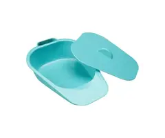 Vintage bedpan met deksel