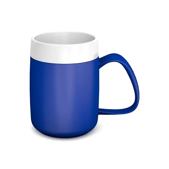 Insulating cup without funnel-shaped interior