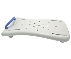 Bath board with colored handle