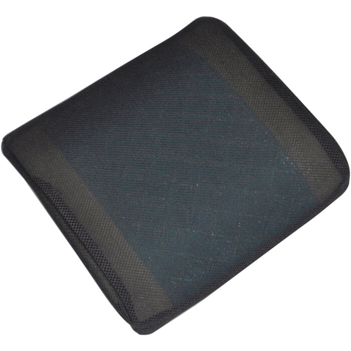 Memory foam lumbar support cushion with cooling gel