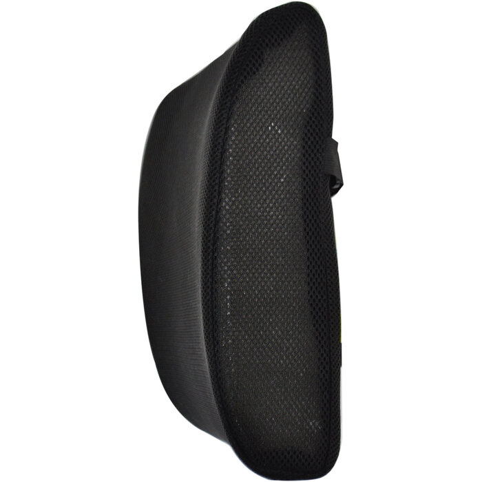 Memory foam lumbar support cushion with cooling gel
