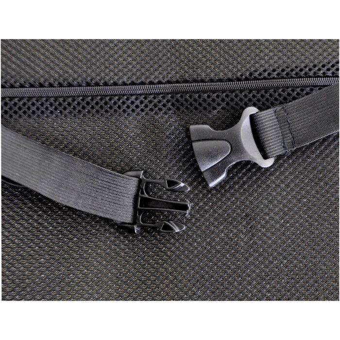 Memory foam lumbar support cushion with cooling gel