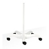 Floor stand for lamp or magnifying glass 5 wheels