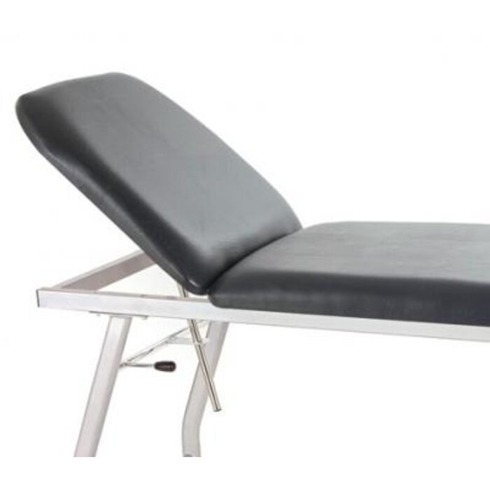 Examination table Epoxy, vinyl, with roller carrier