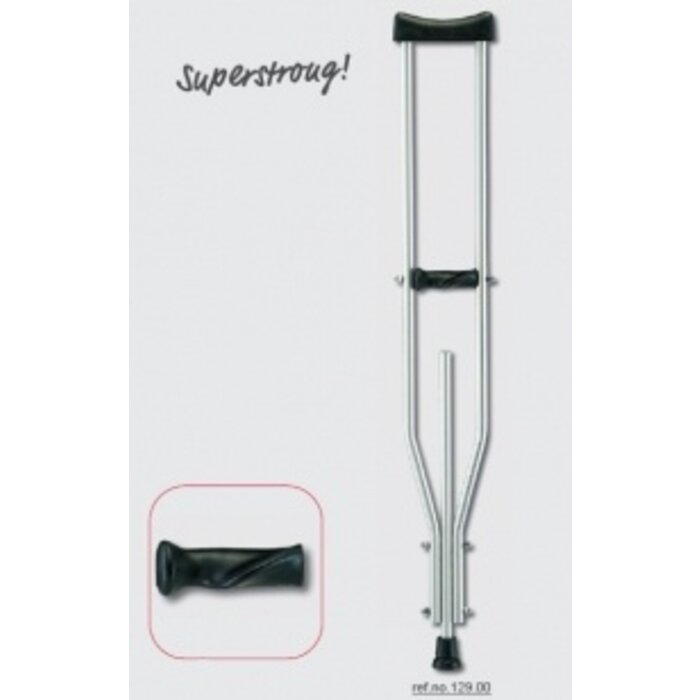 Shoulder crutches with soft armpit support 2 variants