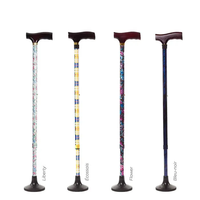Stabicane walking stick with foot