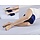 Ergonomic knee and leg pillow with memory foam