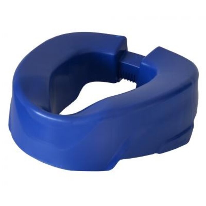 Clip-up toilet raiser, 11 cm, with injected shell