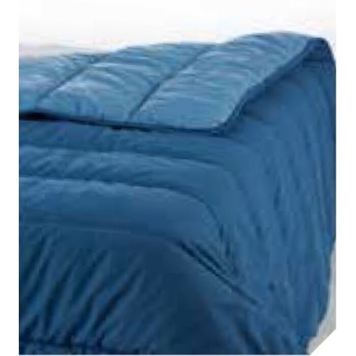 Dekbed met flap, 1 persoon, 150 x 220 cm, tweekleurig