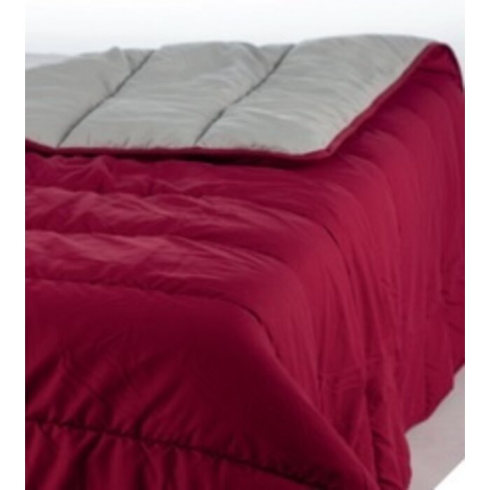 Dekbed met flap, 1 persoon, 150 x 220 cm, tweekleurig