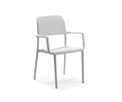 Bora chair with armrests.