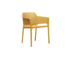 Neat chair with armrests
