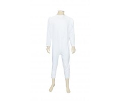 GCare nursing pajamas long sleeves and legs, white