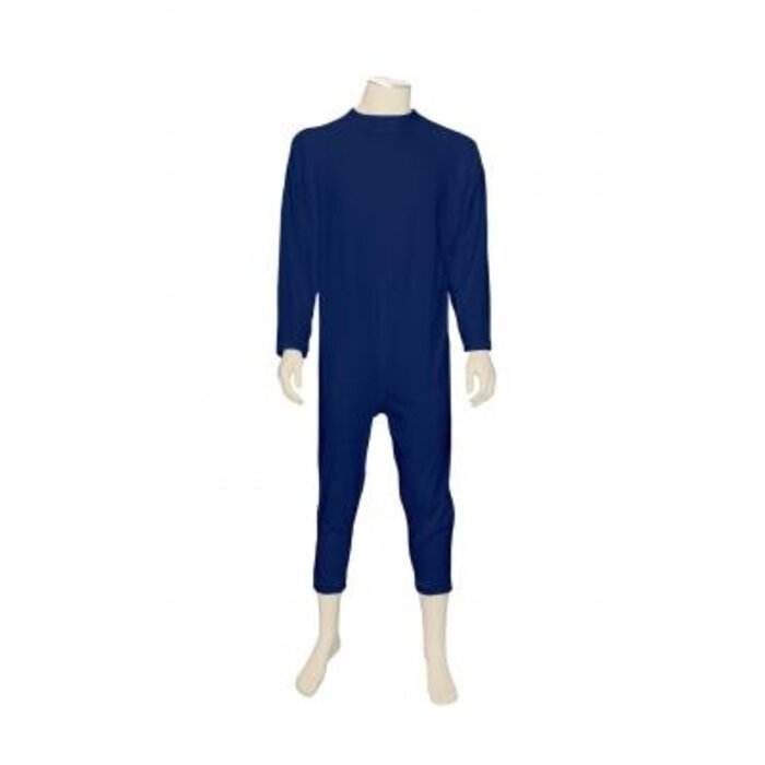 GCare verpleegpyjama lange mouwen en benen, marine blauw