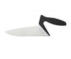 Couteau à découper ergonomique Soft Touch, noir