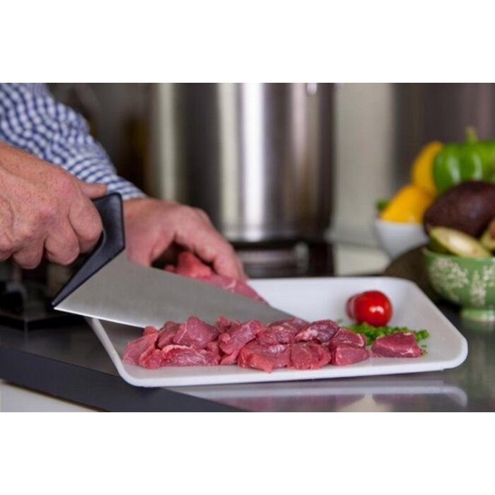 Ergonomische vleesmes Soft Touch, zwart