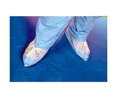 Shoe protectors with sole white/blue - Box of 400
