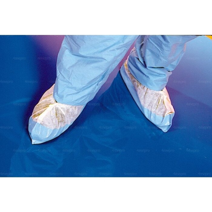 Shoe protectors with sole white/blue - Box of 400