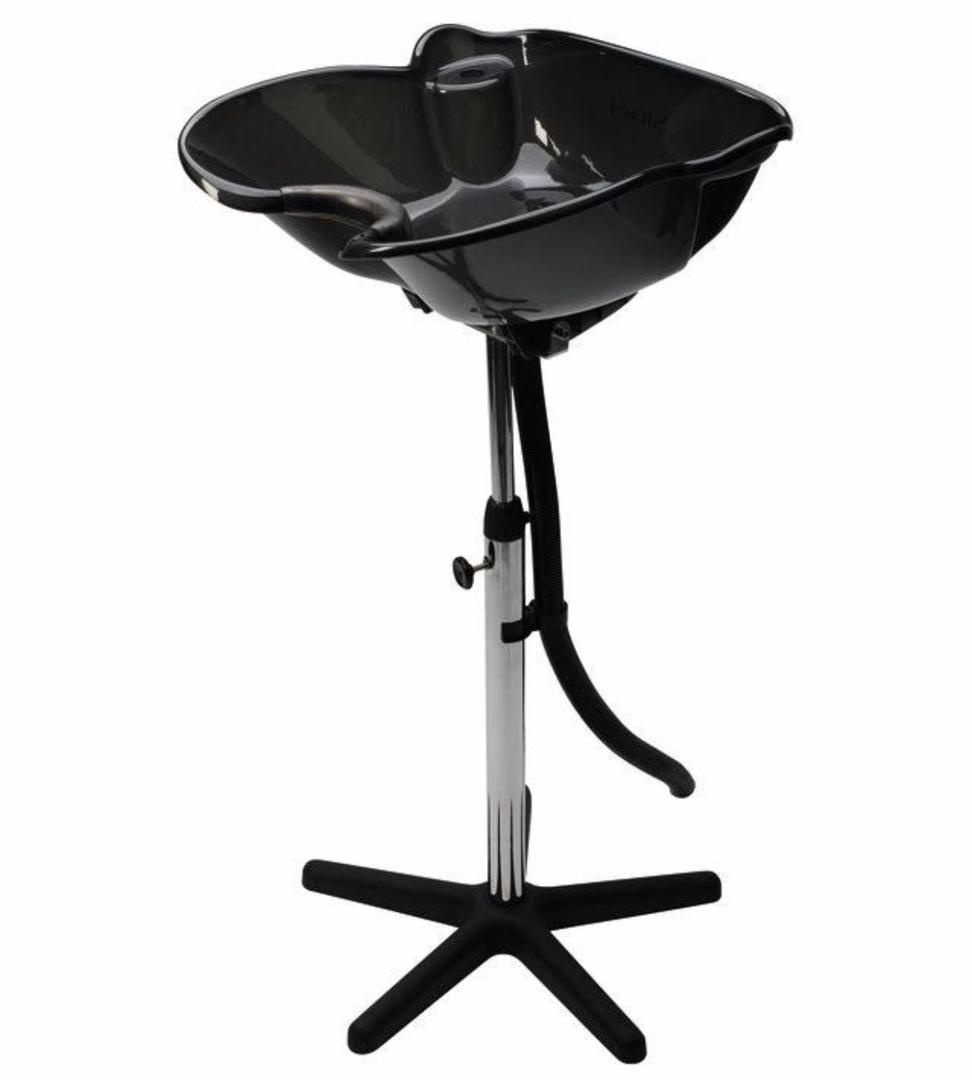 Évier de barbier, évier basculant, noir