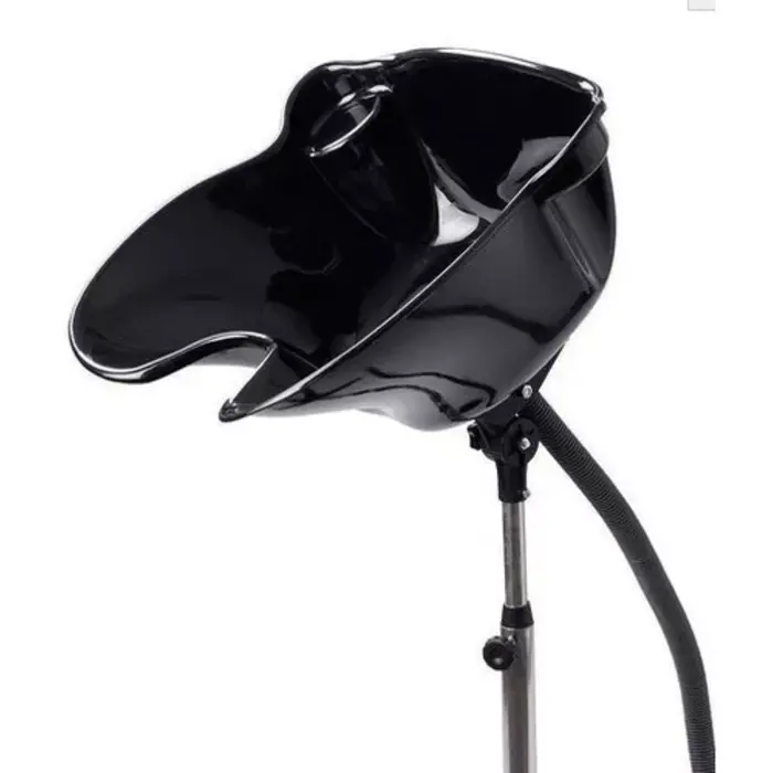 Wasbak voor kapper, kantelbak, zwart