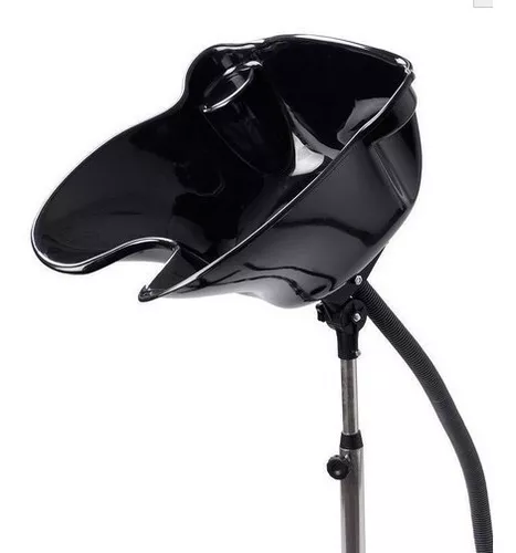 Évier de barbier, évier basculant, noir