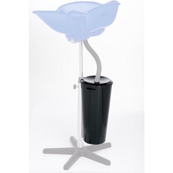 Wasbak voor kapper, kantelbak, zwart