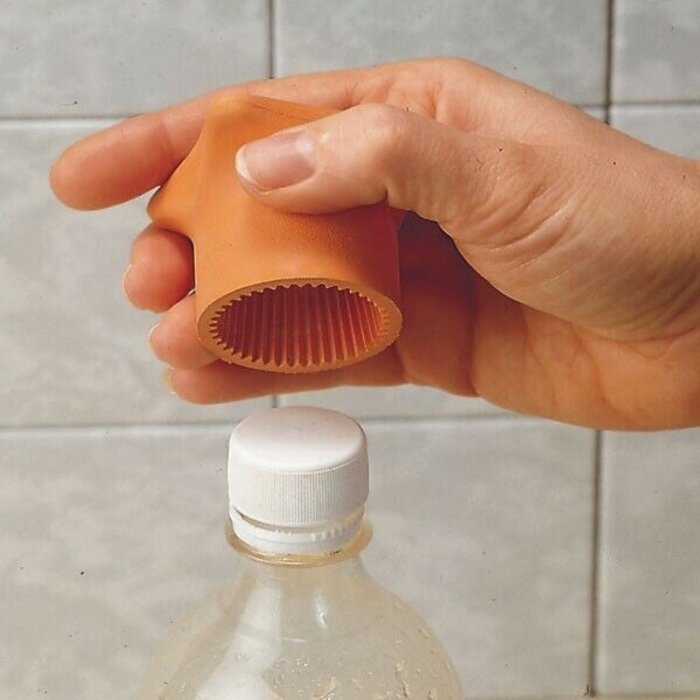 Rubber flessenopener