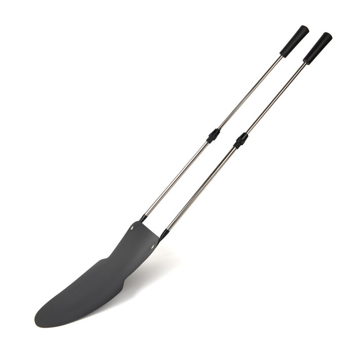 Stocking puller with telescopic rods