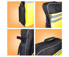 High visibility reflective scooter bag