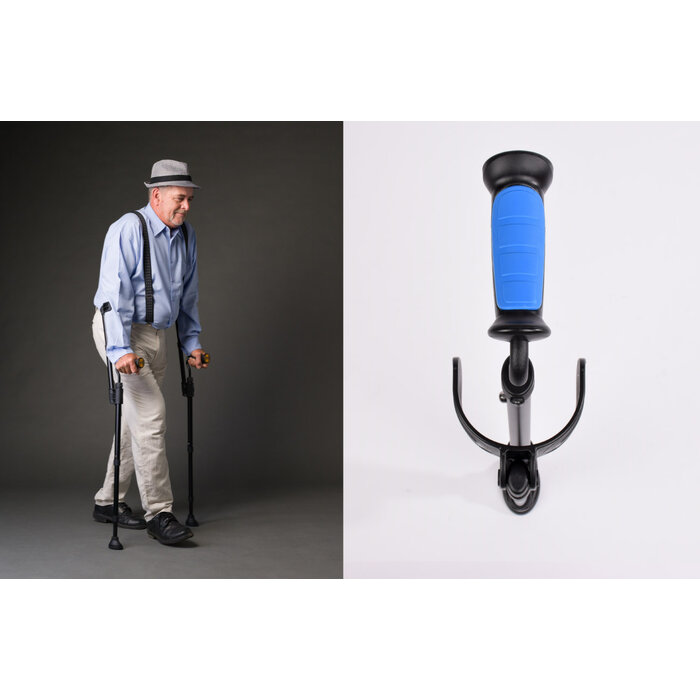 Double retractable elbow stool
