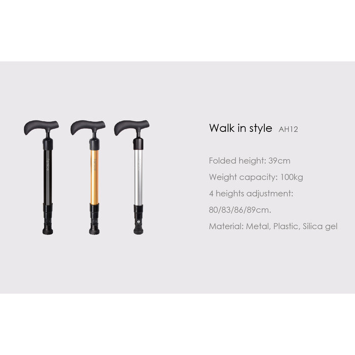 Folding design walking stick